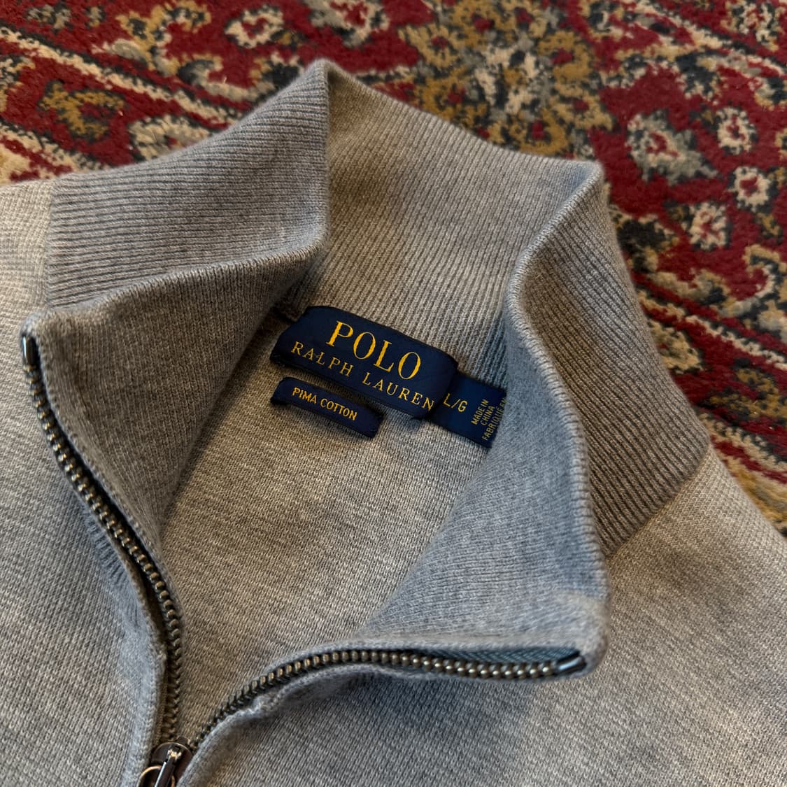 폴로 랄프로렌 피마 코튼 집업 [ 100-105 ] 상품이미지6