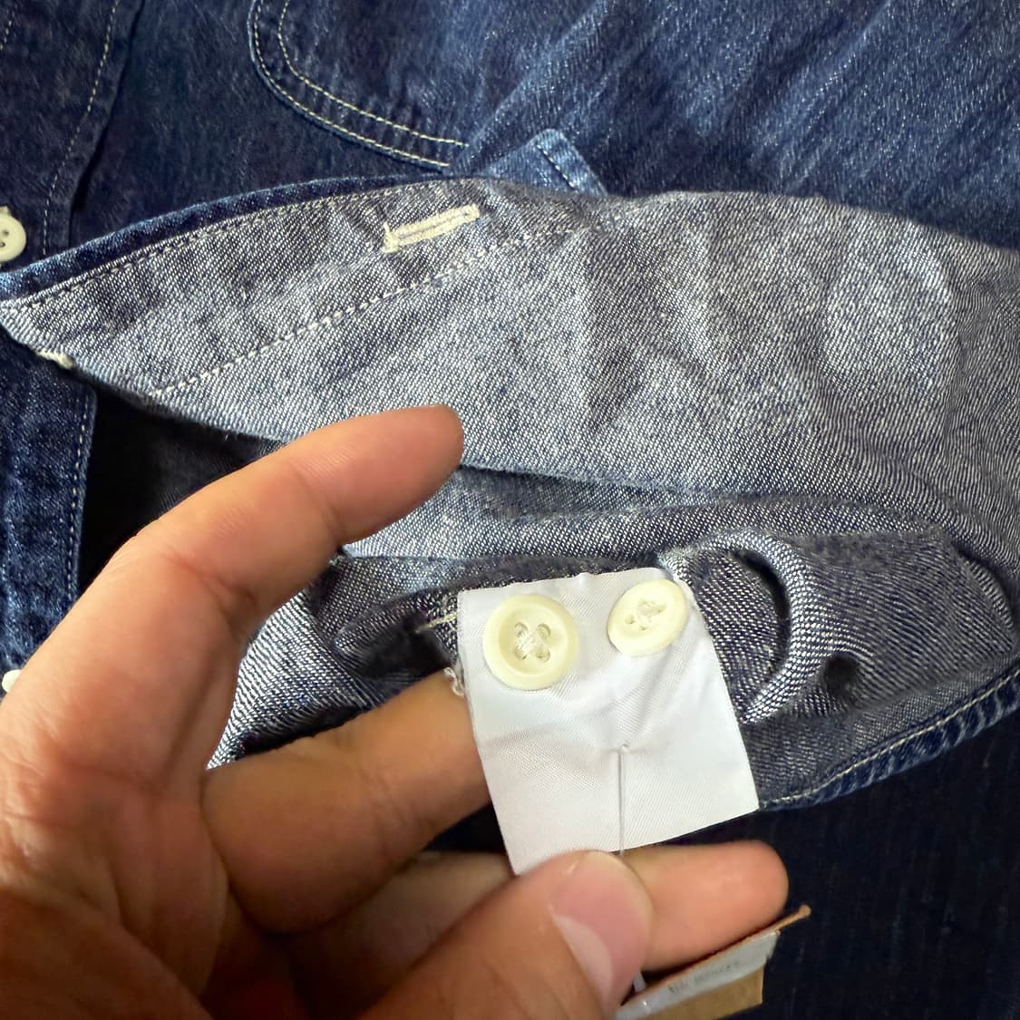 유니클로 재팬 데님 워크셔츠 M 상품이미지5