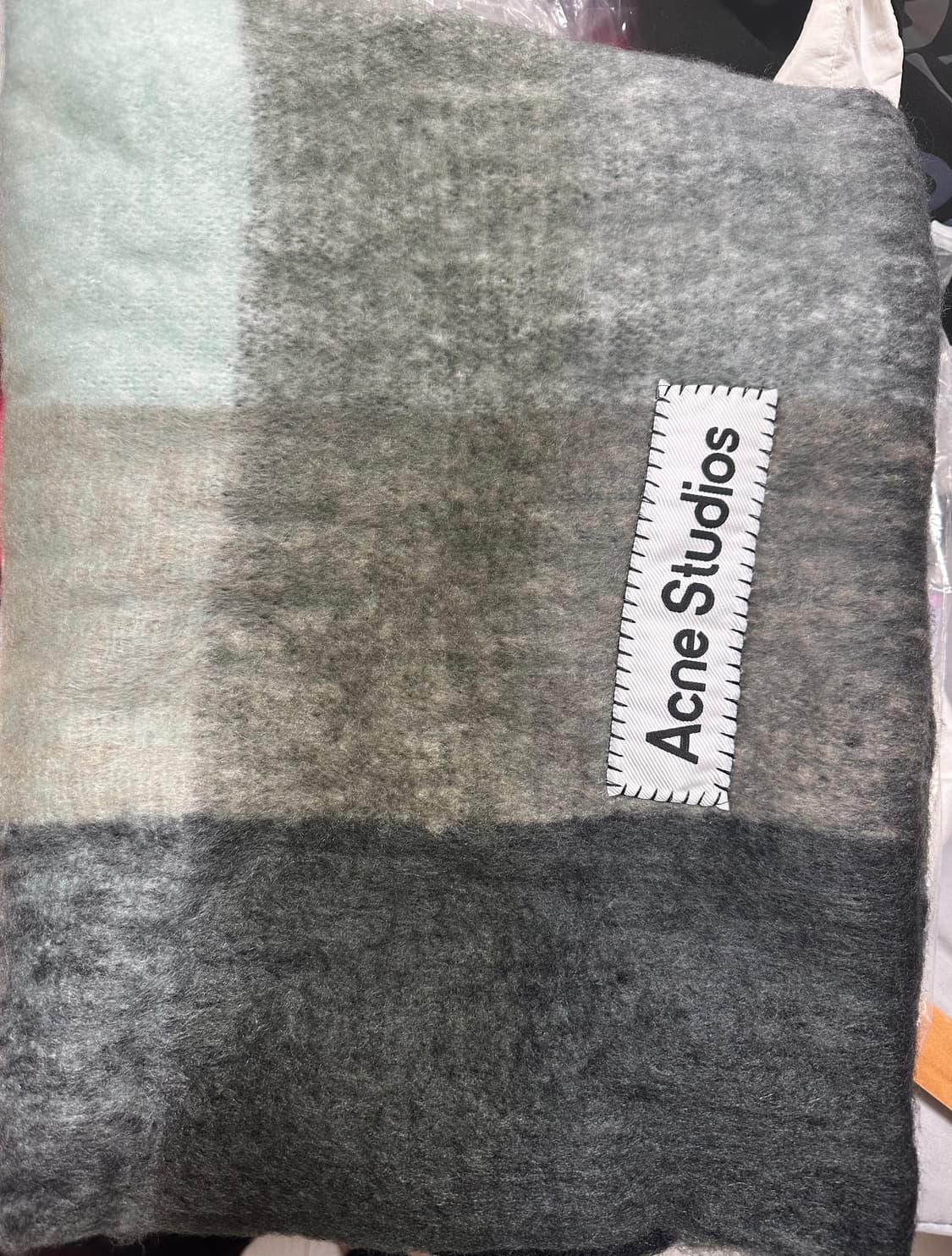 샤넬 블랙 로고 머플러 캐시미어목도리남여공용 상품이미지1