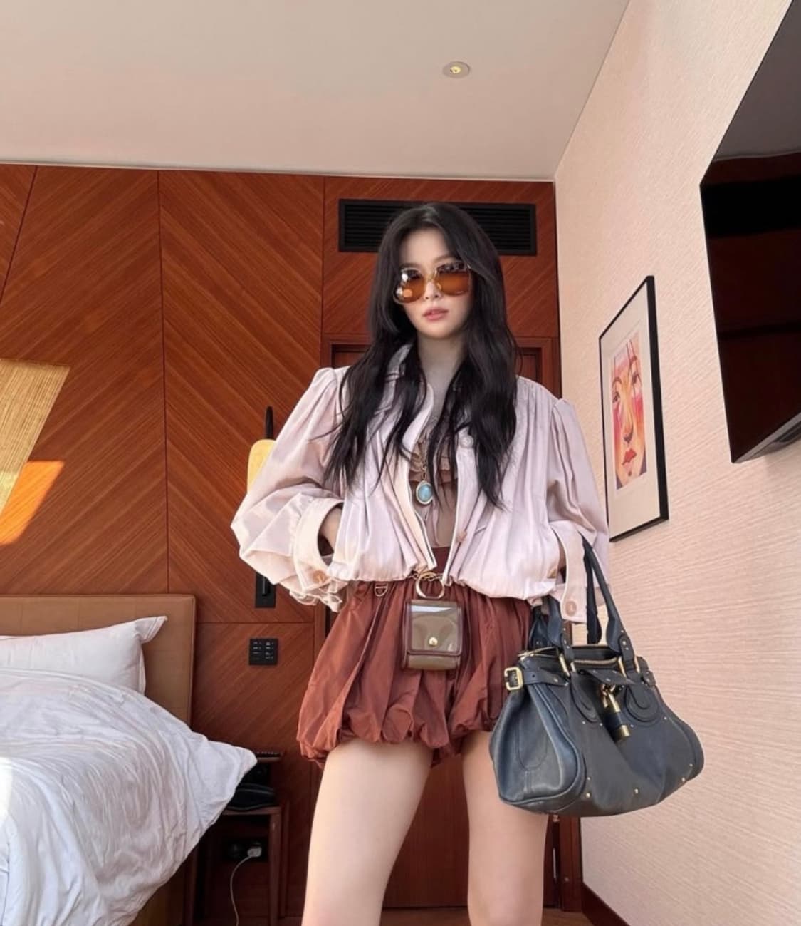 [A+ 정품] 끌로에 패딩턴백 다크그레이  상품이미지7