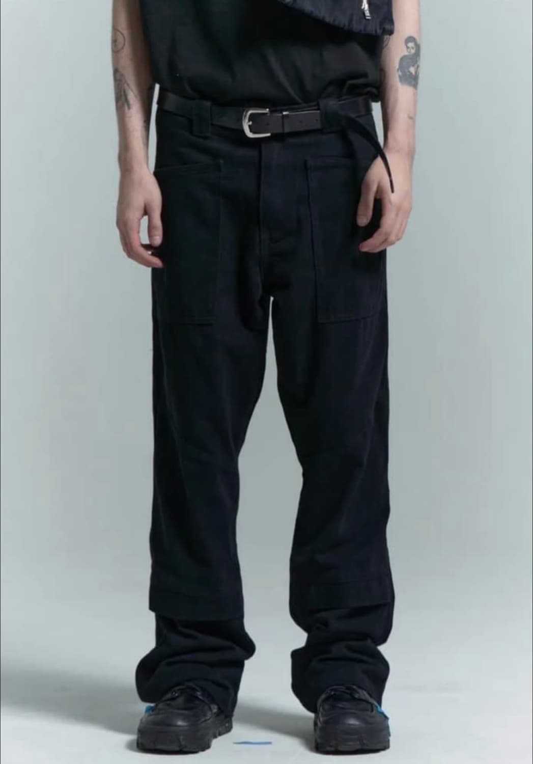 플라스틱 프로덕트 웨이브 지퍼 팬츠 L 상품이미지1