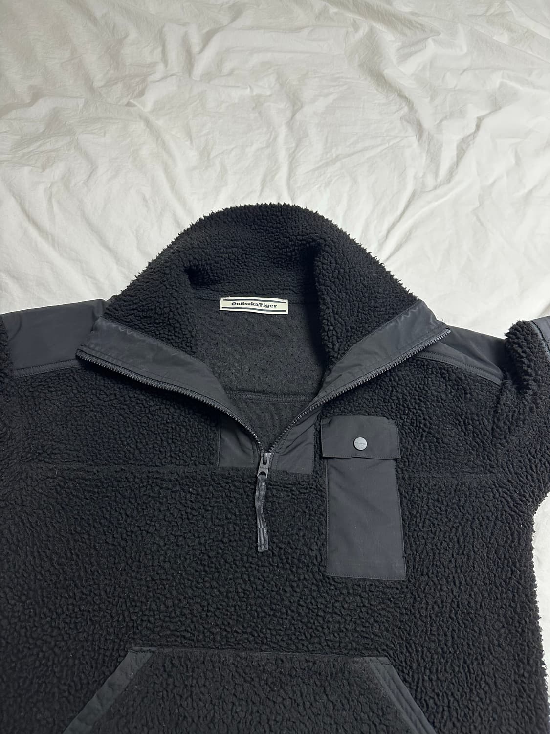 M) 오니츠카타이거 플리스 풀오버 후리스 팝니다 상품이미지4