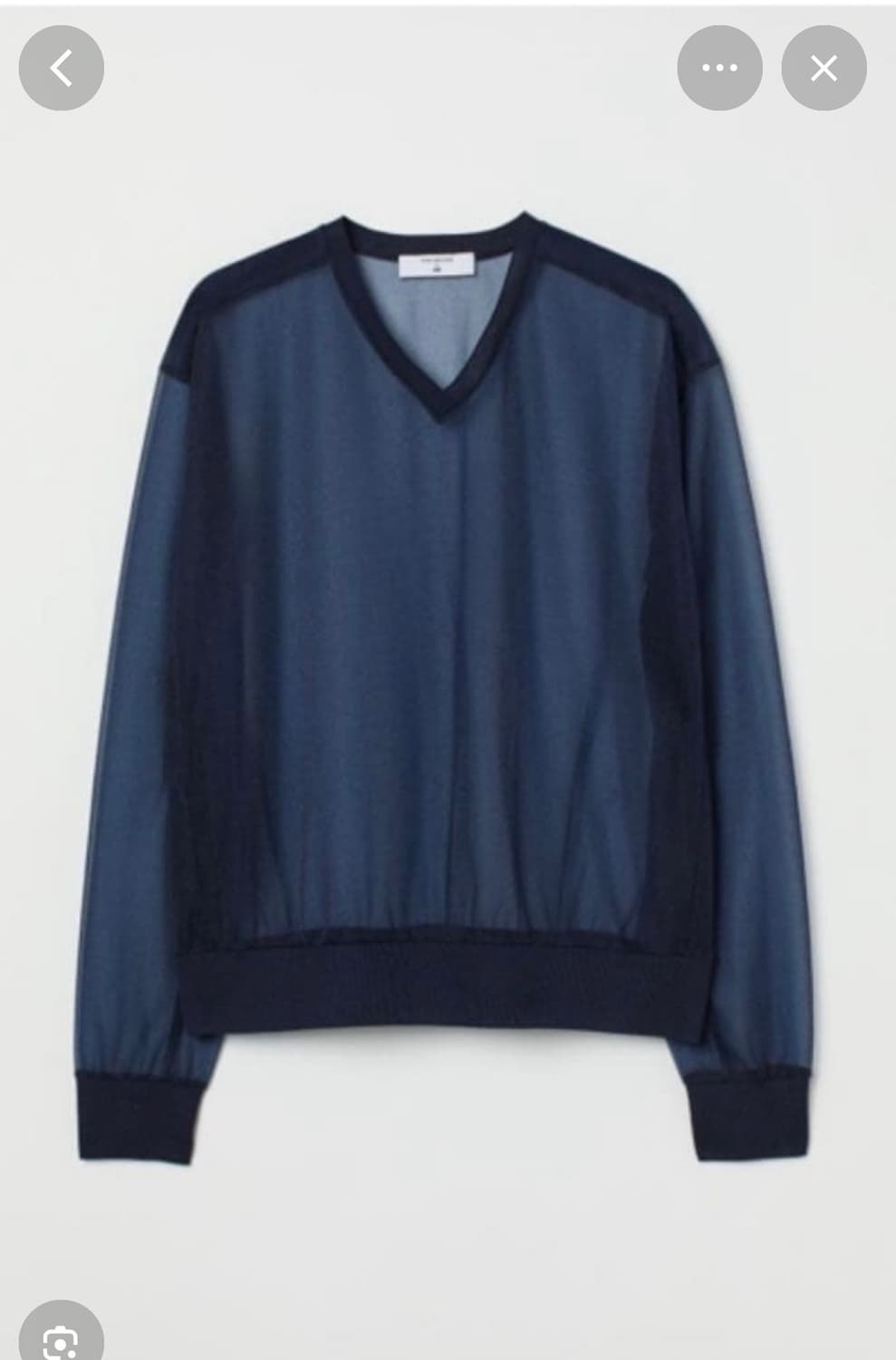 Toga archives x H&M mesh top 상품이미지3