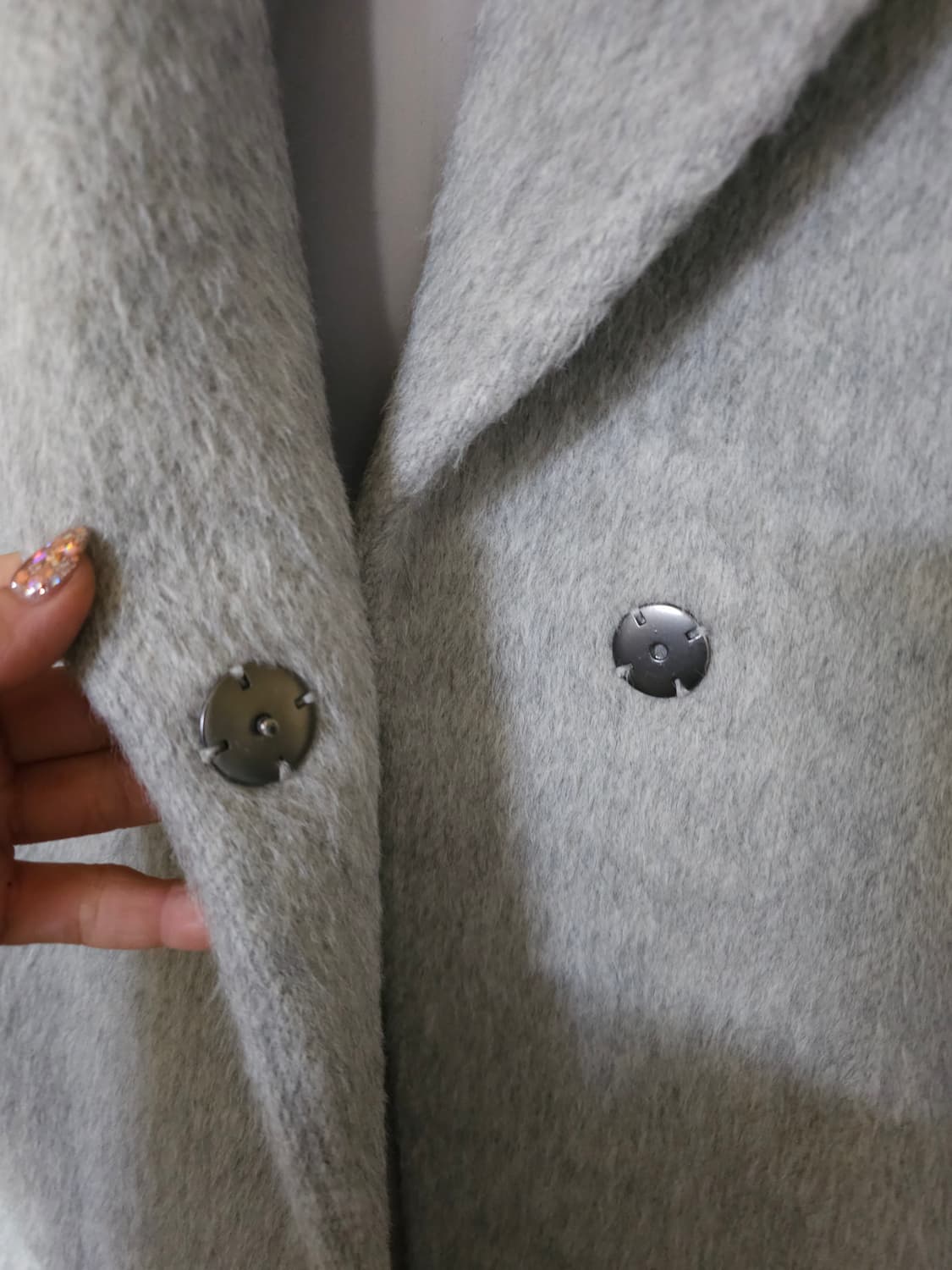 주크 알파카 울100% 하프코트 상품이미지4