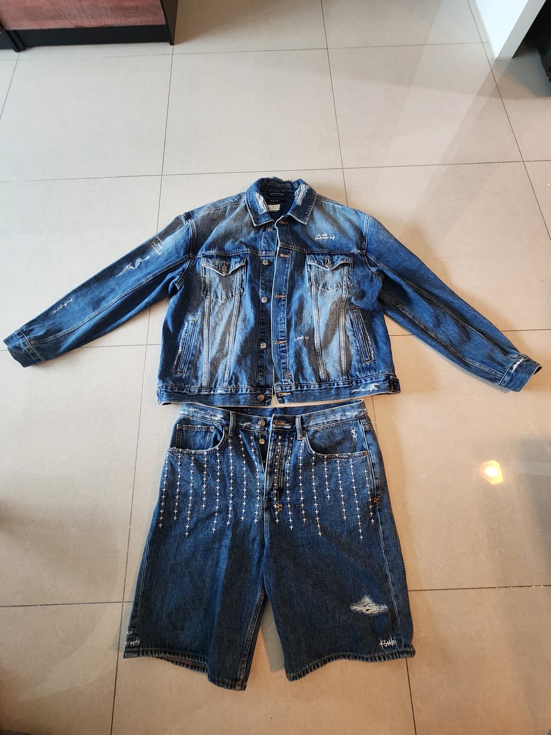 수비(Ksubi) 엑스타틱 자수 데님 셋업 상품이미지1