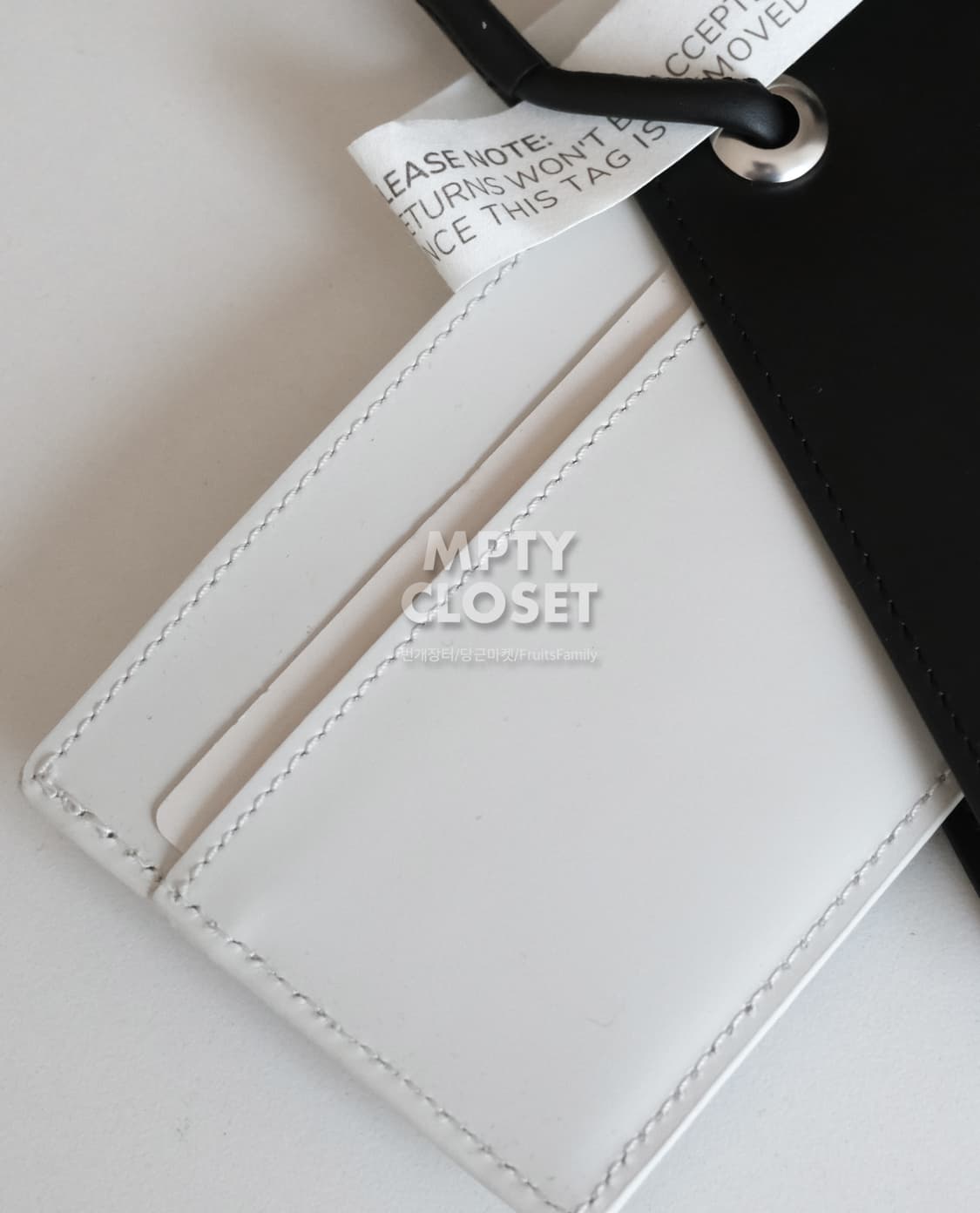 Y-3 요지야마모토 가죽 목걸이 카드홀더 카드지갑 상품이미지4