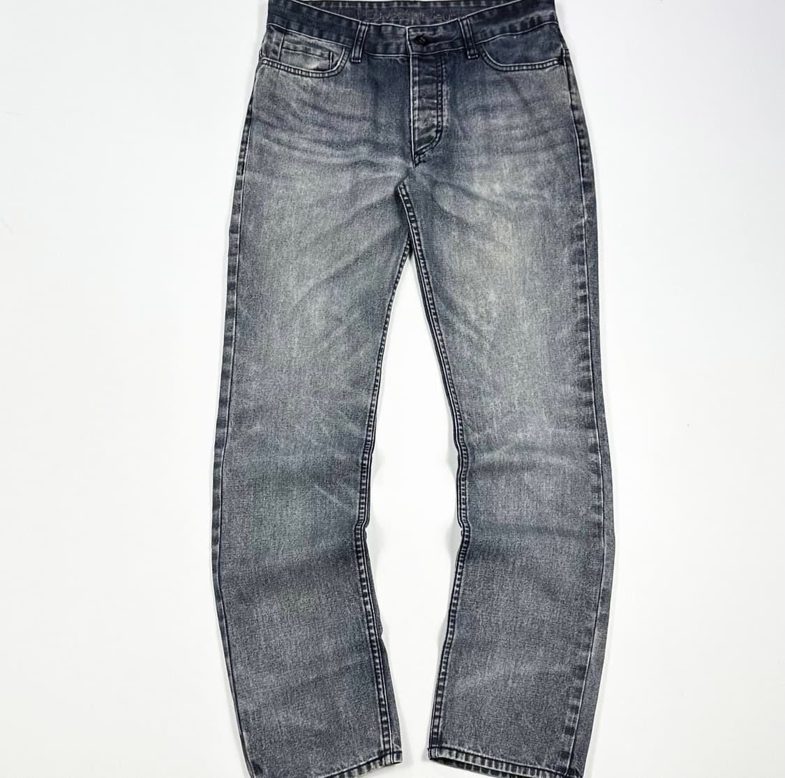 캘빈클라인 CK 워싱 슬림 스트레이트 데님 팬츠 (31인치) 상품이미지3