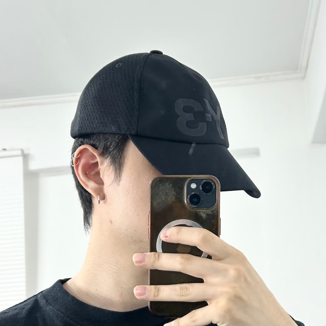 Y-3 요지 야마모토 빅로고 볼캡 상품이미지3