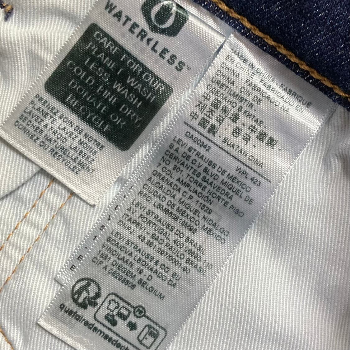 리바이스 502 빅E 데님팬츠 W34 L32 상품이미지5
