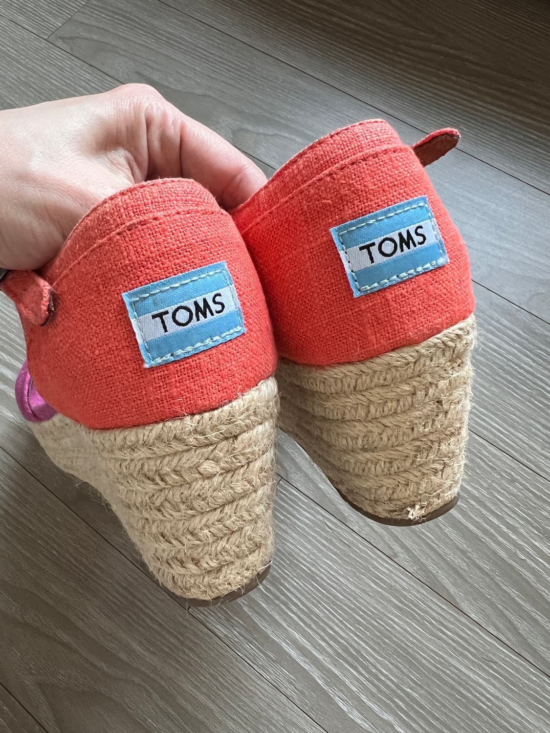 새상품 탐스 TOMS 웨지힐 샌들 에스파드류힐 7.5 상품이미지5