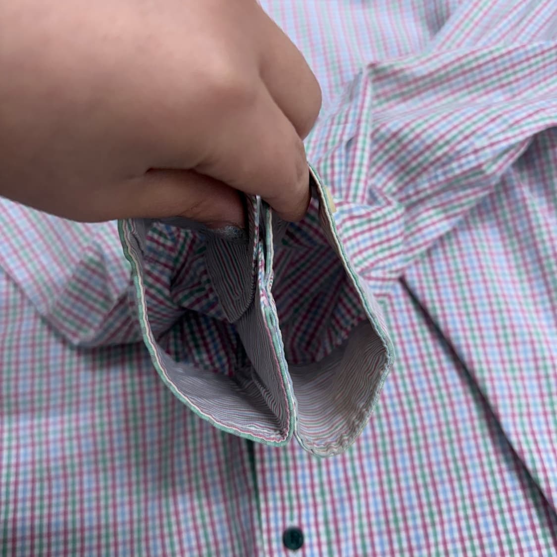 [100] 라코스테 잔체크 드레스 셔츠 남방 1816 상품이미지4