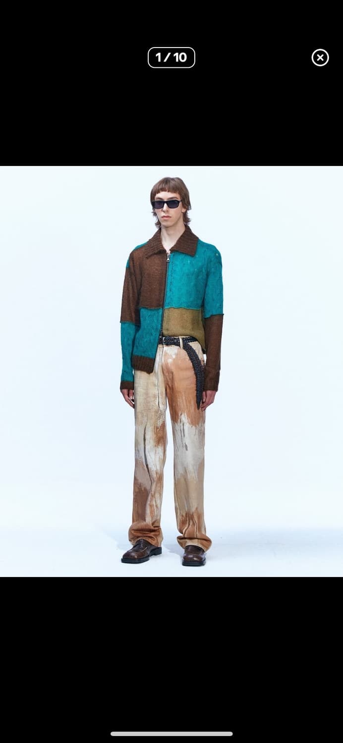 앤더슨벨 마테이라 패치워크 가디건 (새상품) S 상품이미지4