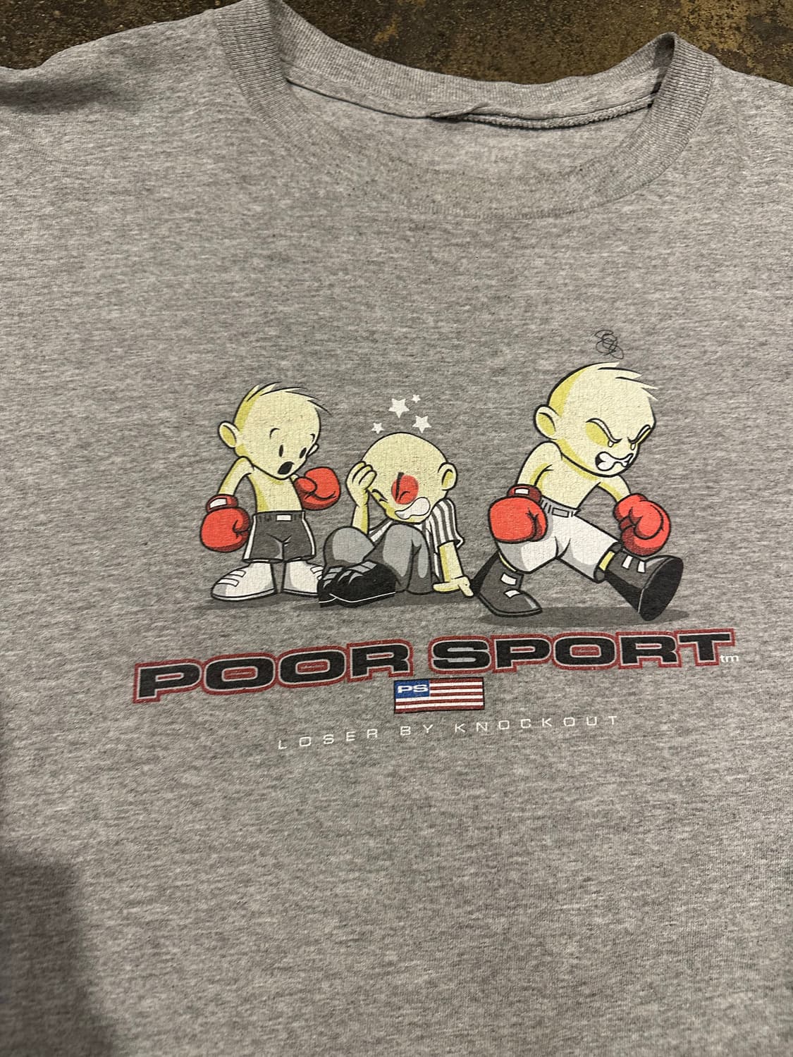 빈티지 90s 푸어 스포츠 티셔츠 상품이미지2