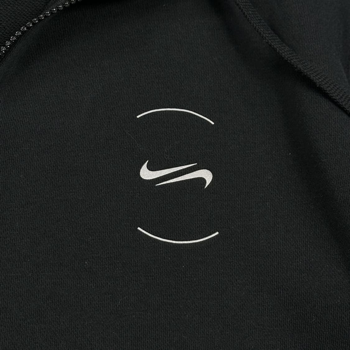 나이키 스우시 블랙 풀오버 후드집업 (M) 상품이미지3
