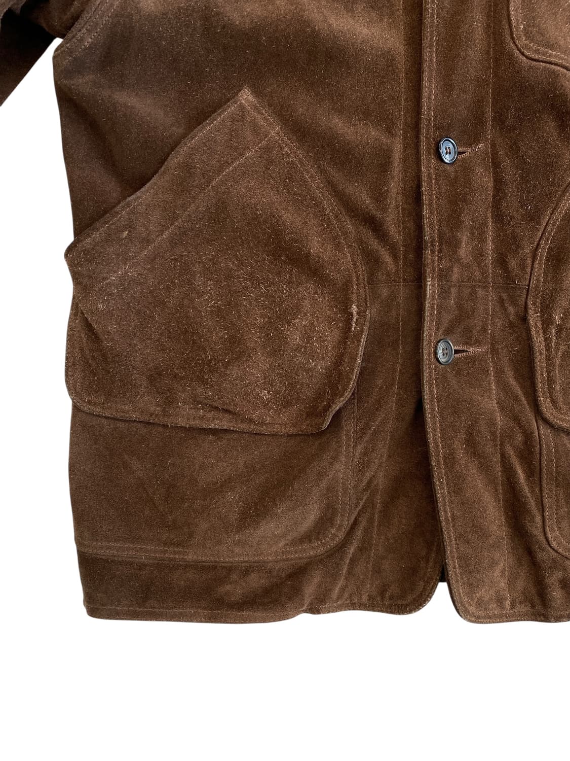 80's 골든베어 스웨이드 헌팅 자켓 상품이미지6