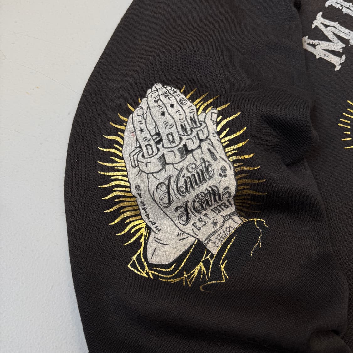 MINUTE MIRTH 스컬 해골 락 펑크 후드집업 상품이미지5