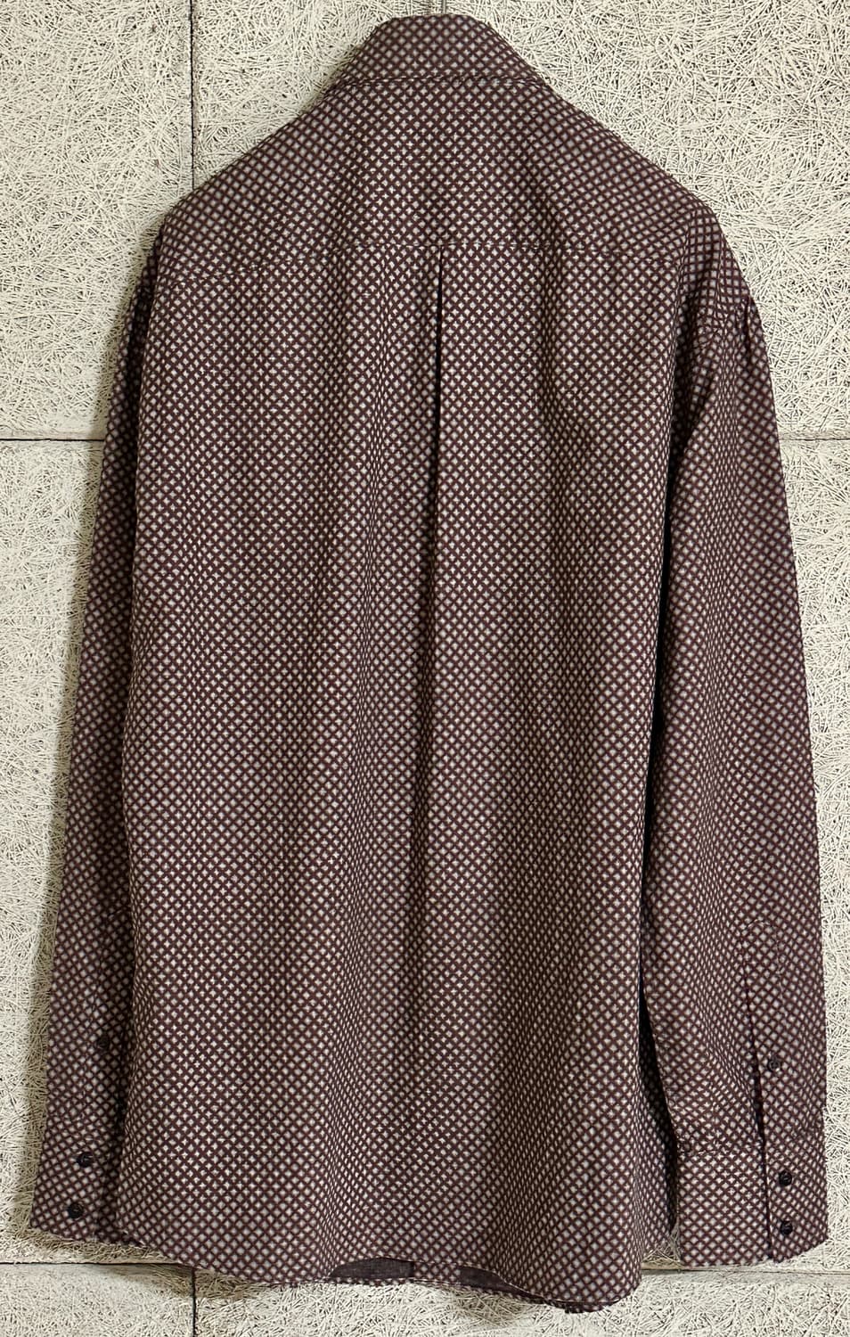 브루넬로 쿠치넬리 브라운 코튼 셔츠 XL 상품이미지4