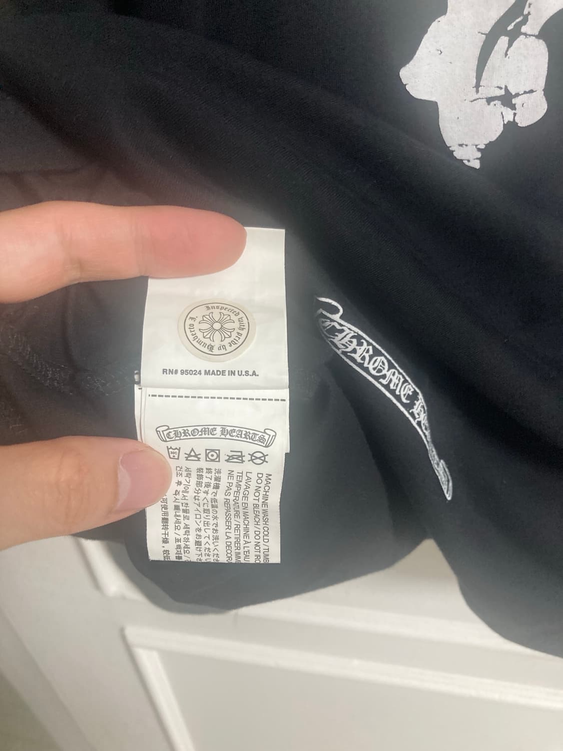 크롬하츠 대거 로고 롱슬리브(M) 상품이미지6