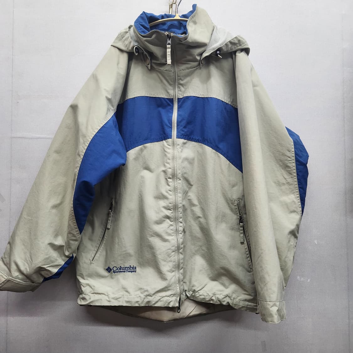 올드스쿨 콜롬비아 바람막이 투웨이점퍼(나일론)  2XL 상품이미지1