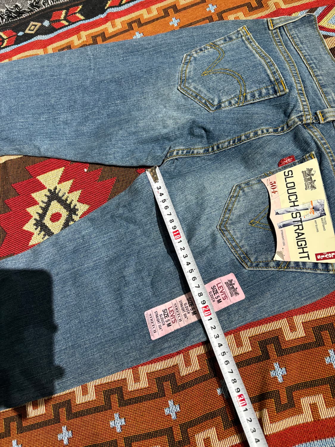 리바이스 504 슬라우치 핏 데님팬츠(새상품) 상품이미지6