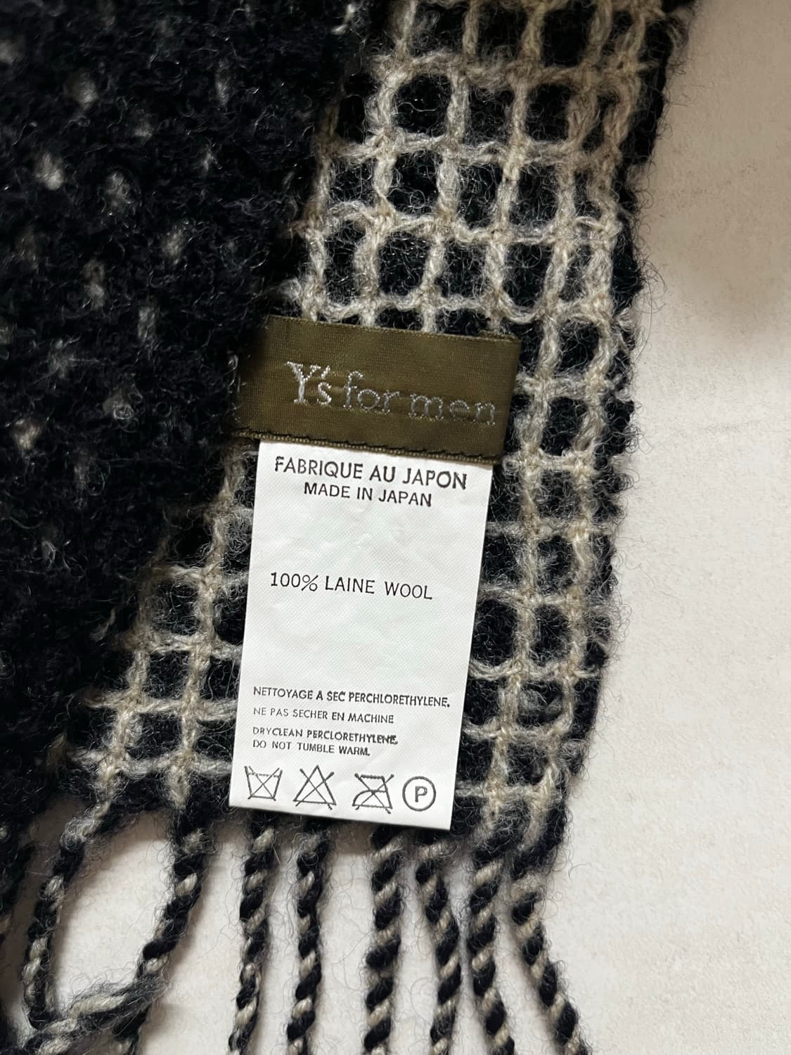 Y’s 울 네트 머플러 상품이미지2