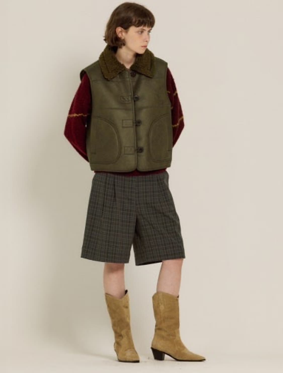 시엔느 랄프 체크 반바지 상품이미지2