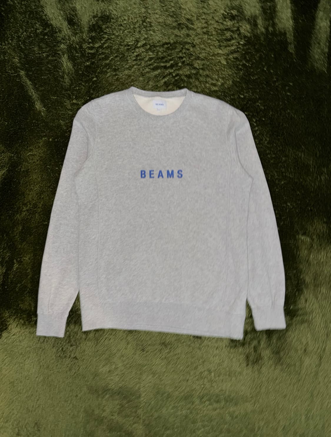 [L] BEAMS 빔즈 MADE IN JAPAN 로고 스웻셔츠 상품이미지1