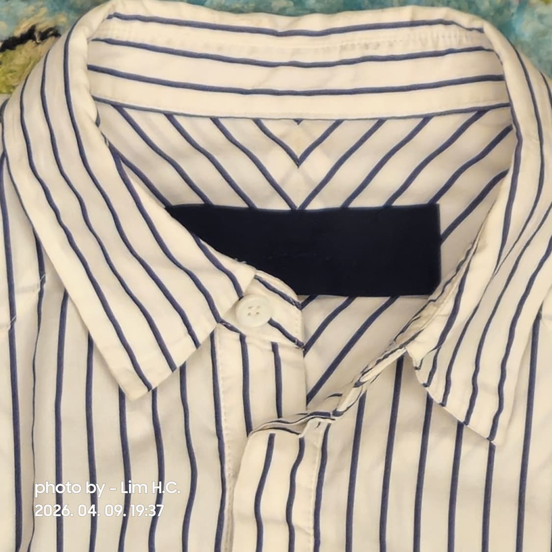 Junnj 준지 스트라이프 반 셔츠 L 상품이미지2