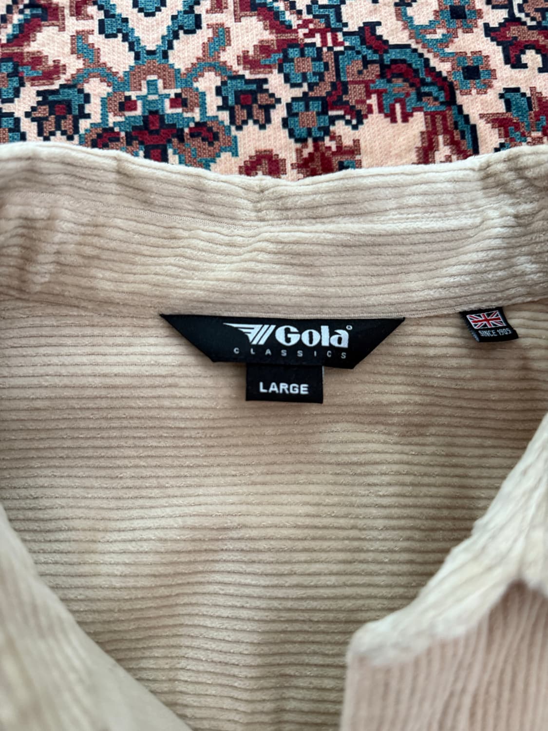 Gola corduroy Shirt Beige (L) 상품이미지2