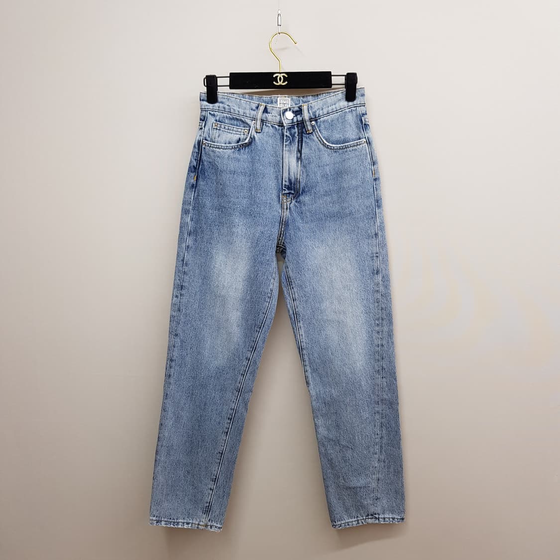 토템 워싱 데님 팬츠 스트레이트핏 (25/30) 상품이미지1