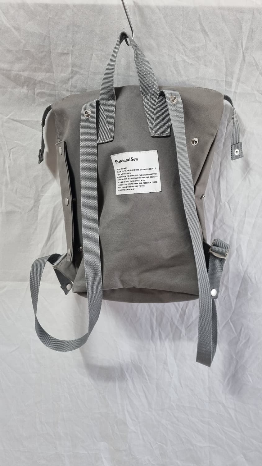 StitchandSew 그레이 백팩 스티치앤쏘 일본빈티지 상품이미지2