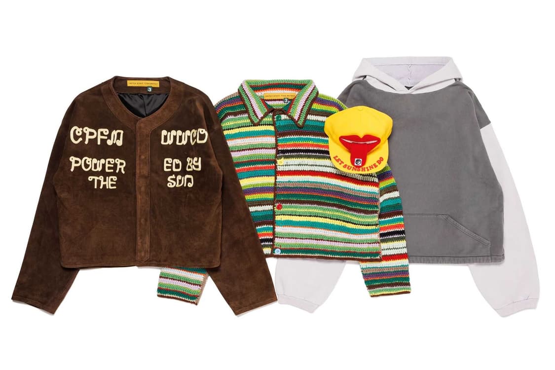 CPFM 캑터스 플랜트 플리마켓 베이스볼 자켓 카우 스웨이드 레더 상품이미지4