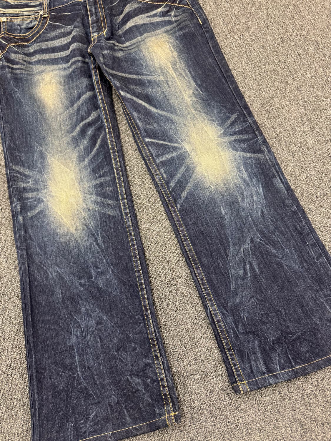 34)레드페퍼 빈티지 Y2K 포켓 자수 포인트 데님팬츠 상품이미지5