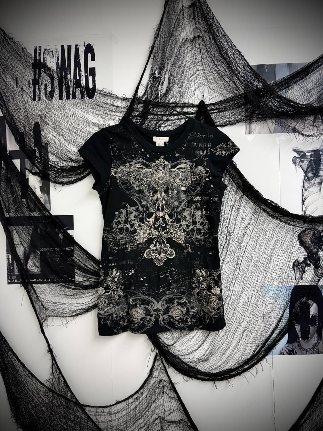 00s cross printing halfsleeve 상품이미지2