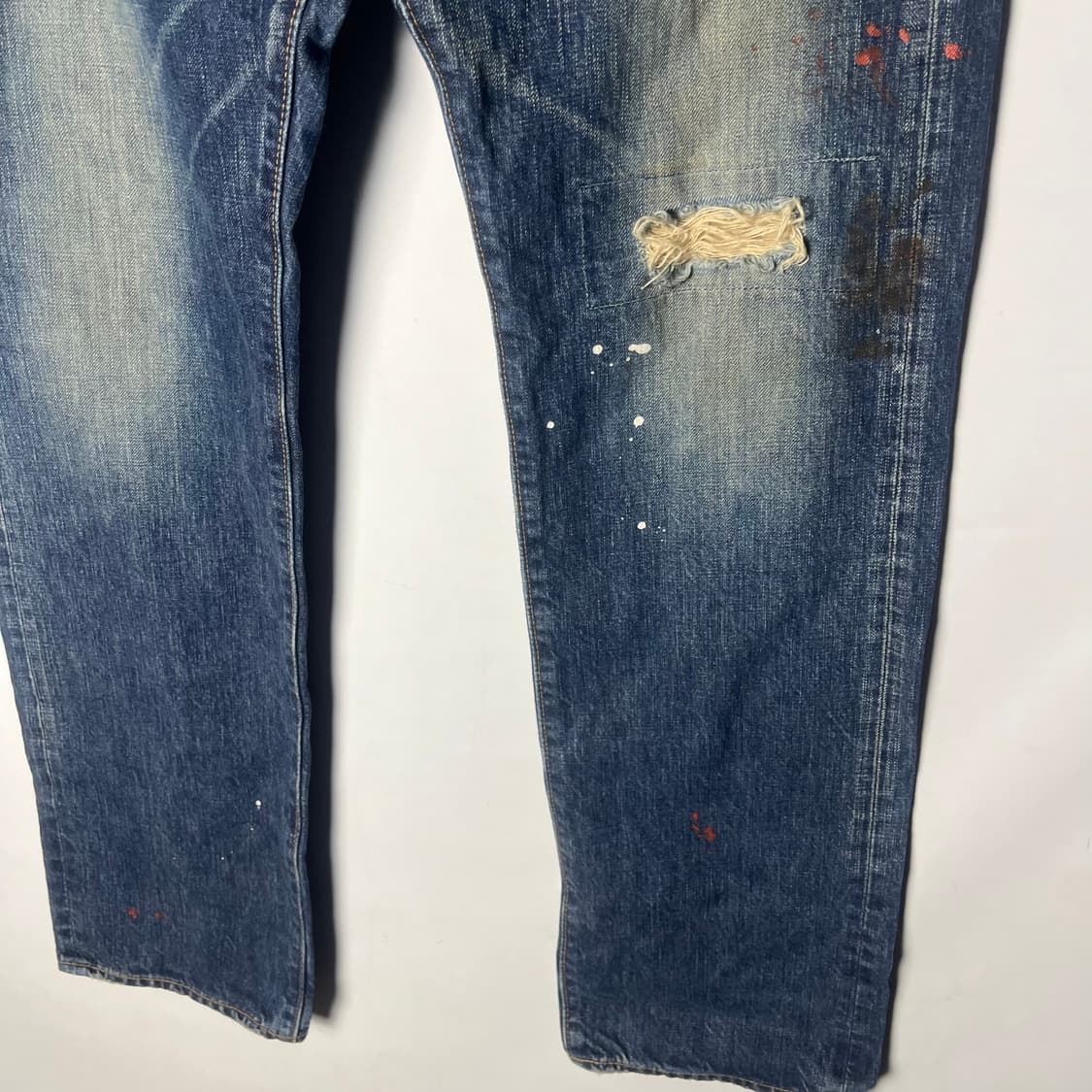 [Prps] 재팬 페인팅 워싱 데님팬츠 상품이미지4