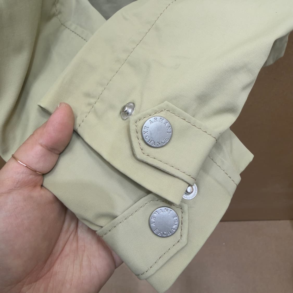 아르마니 익스체인지 퍼프 숄더 코튼 자켓 상품이미지8