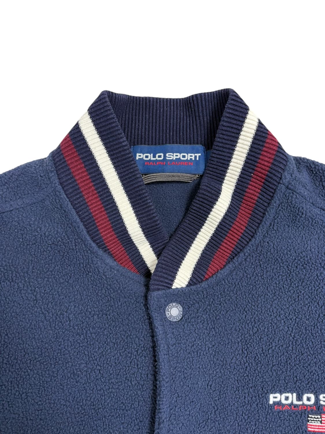 폴로 스포츠 바시티 플리스 자켓 네이비 상품이미지6