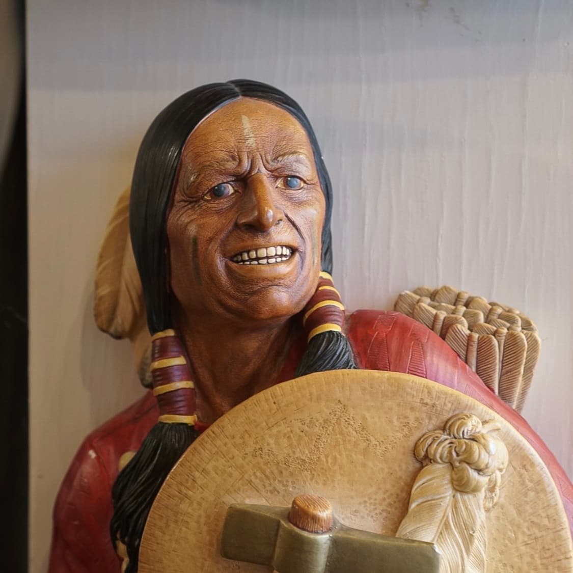 빈티지 네이티브 아메리칸 벽 헤드장식 상품이미지3