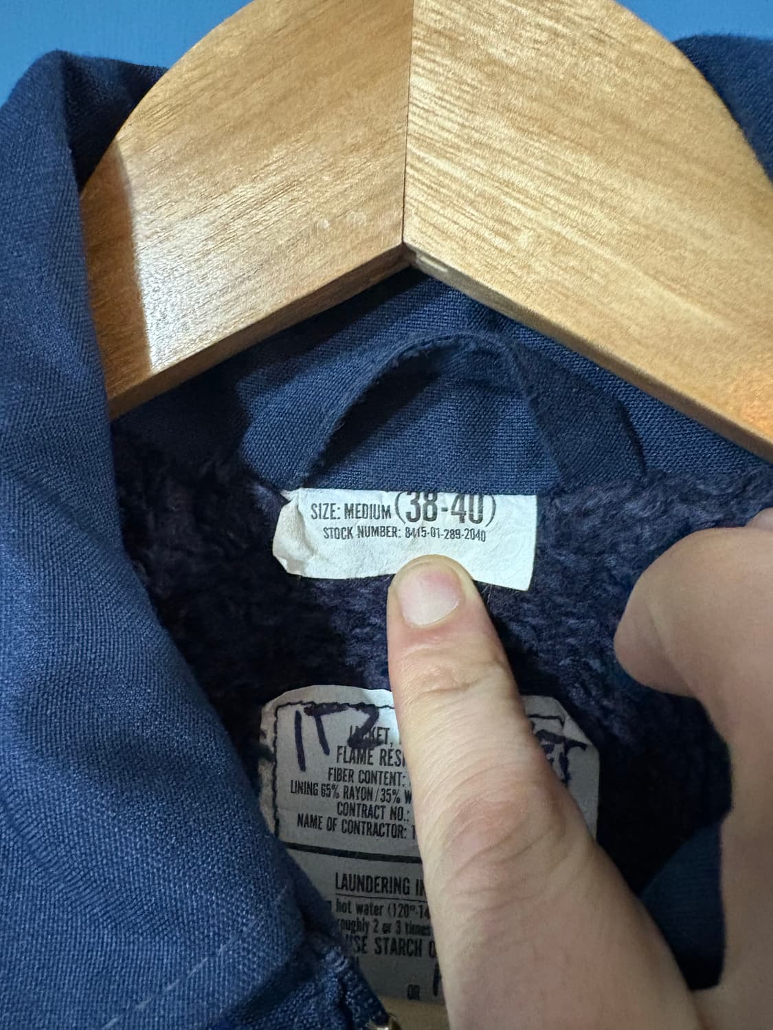 90's U.S Navy A-2 Deck Jacket. 상품이미지3