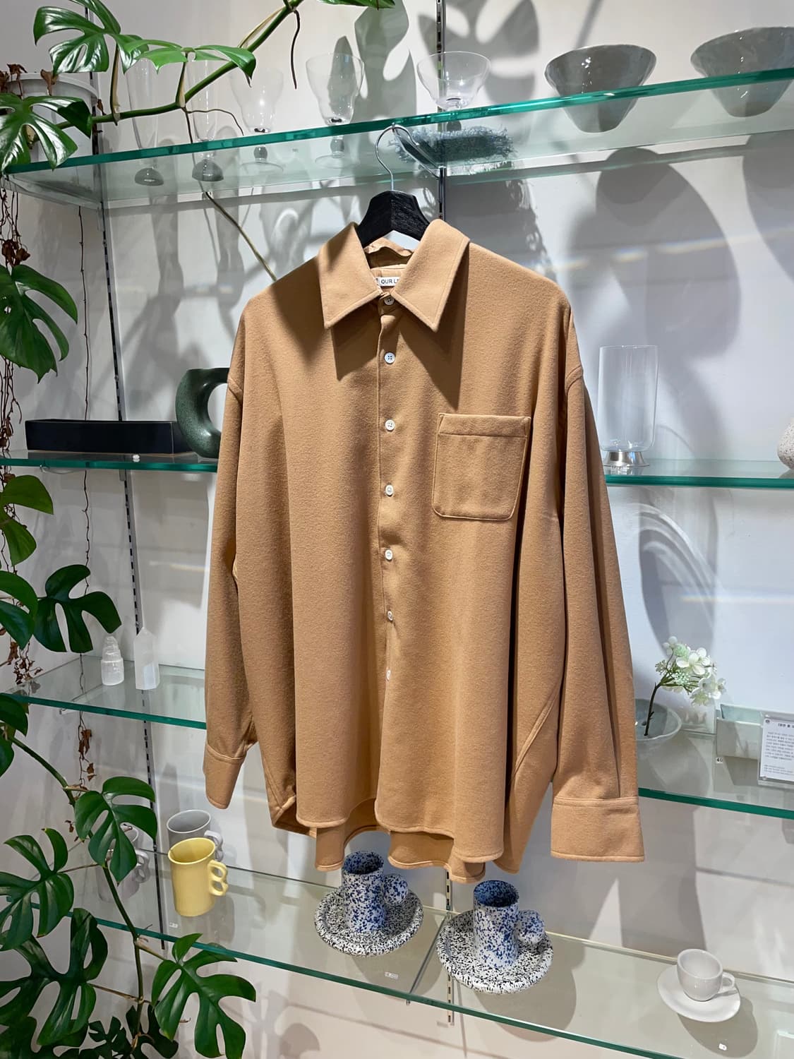 아워레가시 borrowed wool shirt 상품이미지4