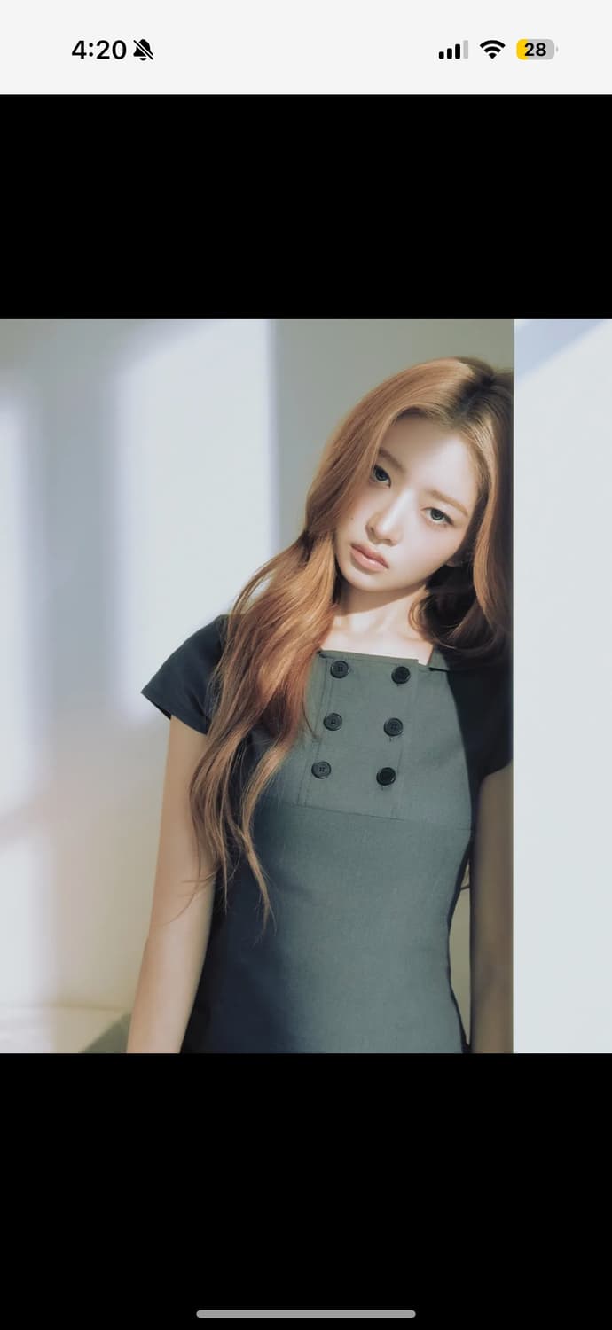 미세키서울 더블버튼셔츠 레이 블라우스 상품이미지1