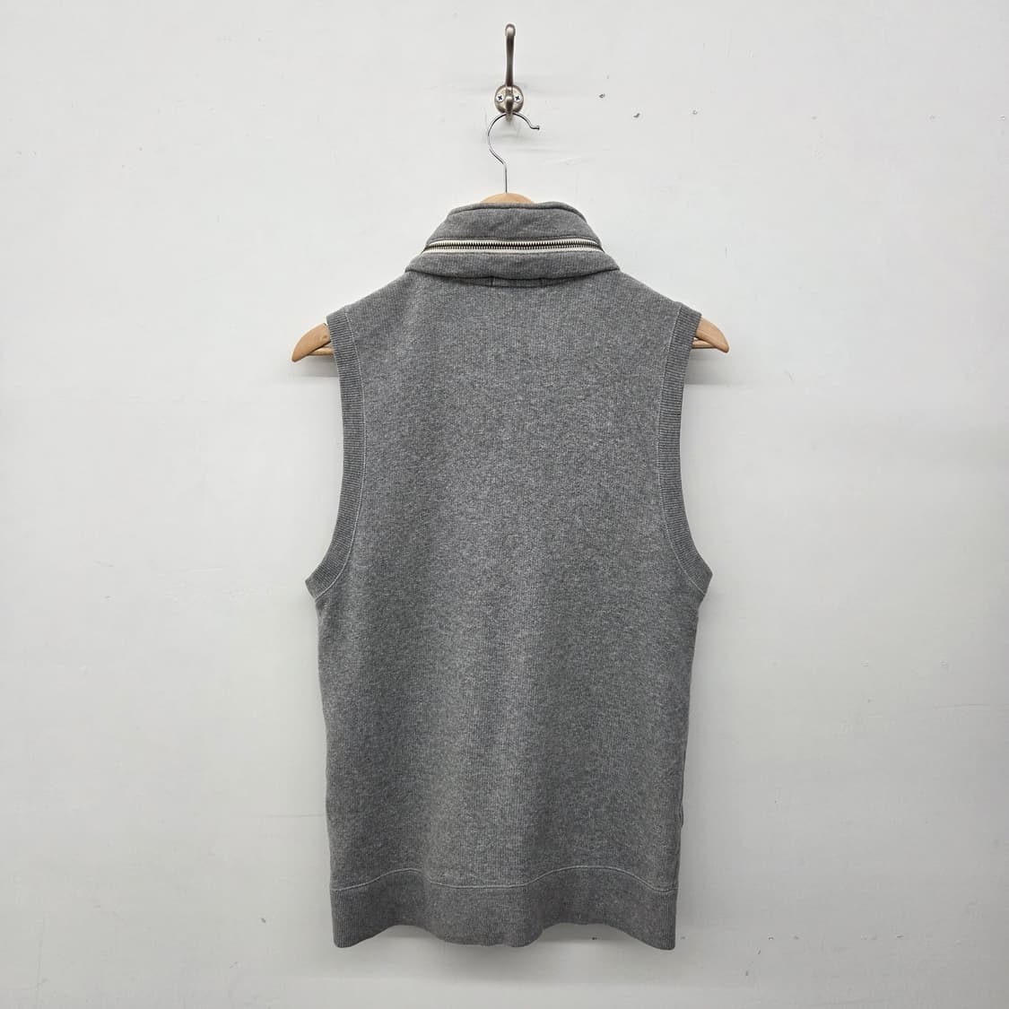 버버리 블랙라벨 후드 조끼 그레이 남m 상품이미지8