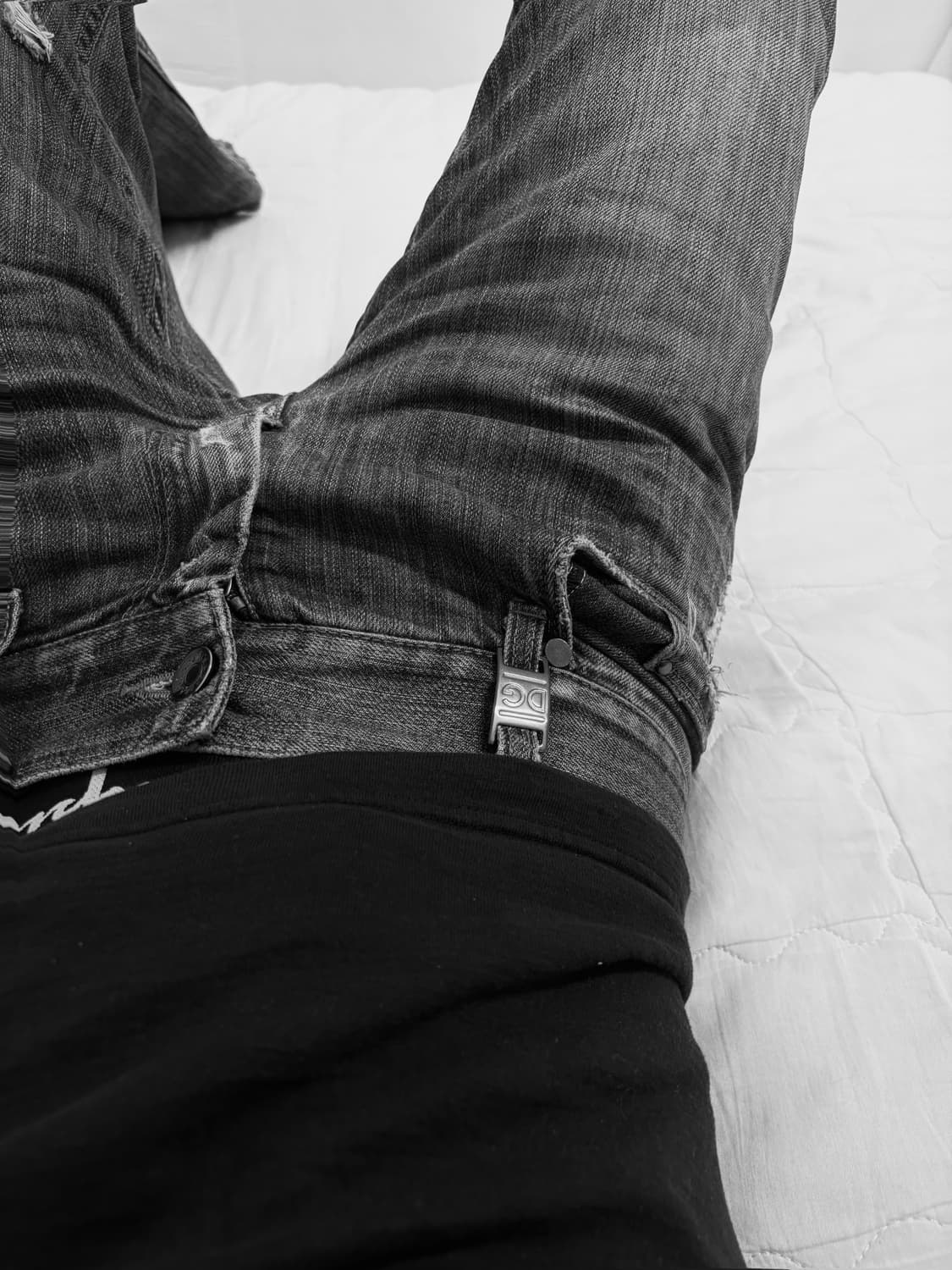 (할인가 16만) 돌체앤가바나 아카이브 금장 버클 빈티지 데님 상품이미지1