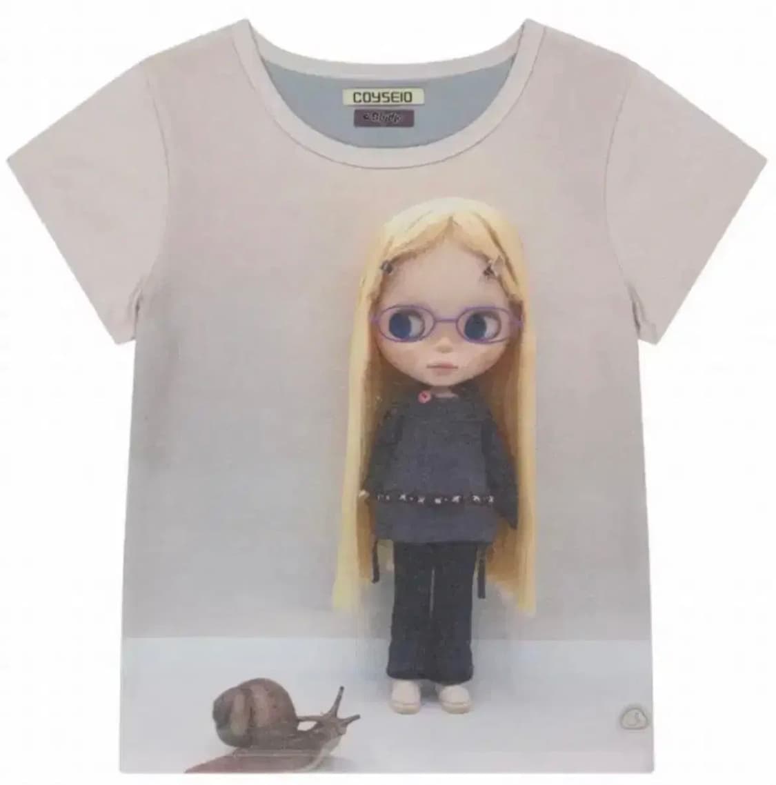 coyseio 코이세이오 브라이스 그래픽 티셔츠 라이트블루 상품이미지1