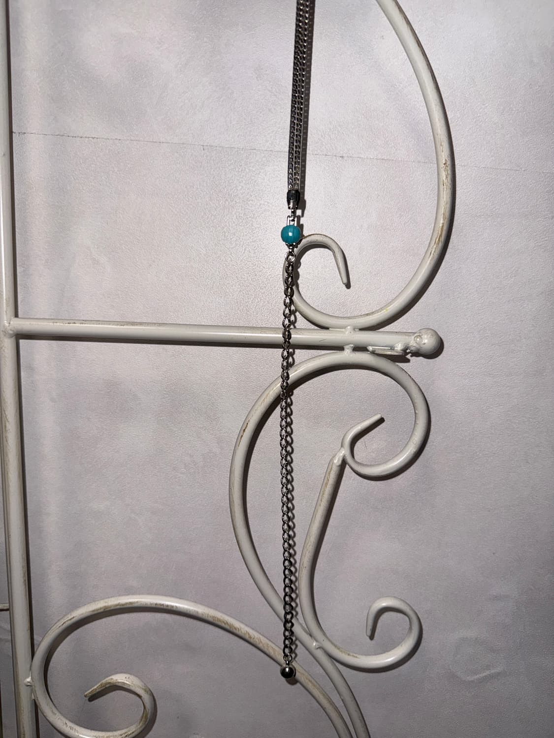 Mint emerald gemstone chain belt 상품이미지7