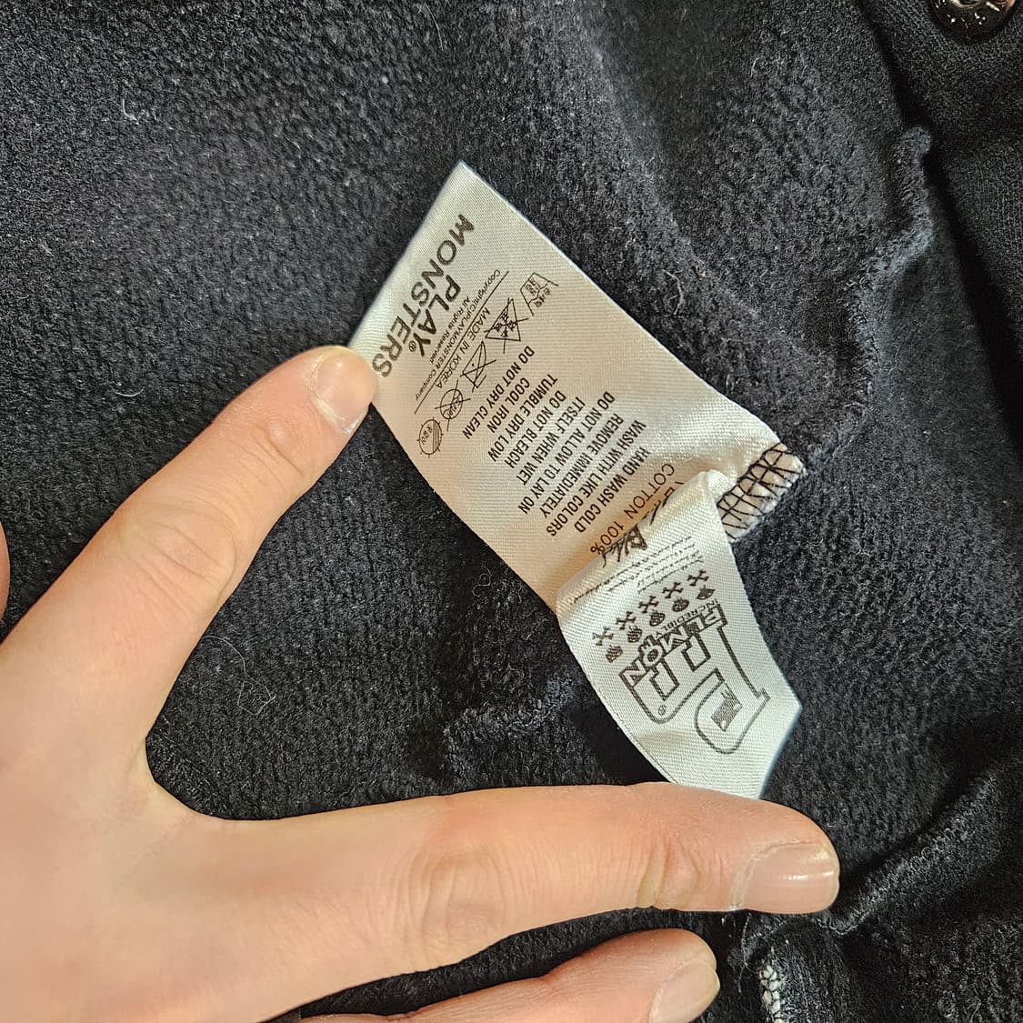 플레이몬스터 시그니쳐 패치 스타디움 바시티 기모 자켓 M size 상품이미지6