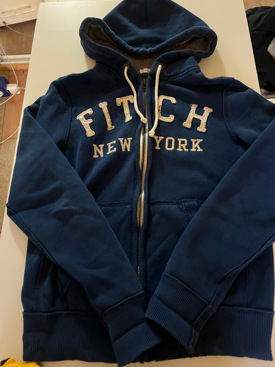 아베크롬비 후드집업 블루 L 상품이미지1