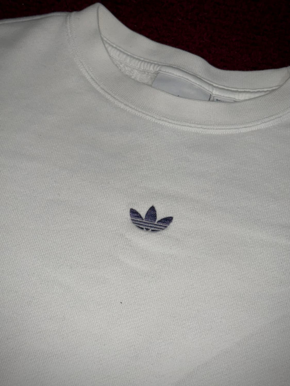 아디다스 화이트 퍼플 파이어버드 맨투맨 M 상품이미지2