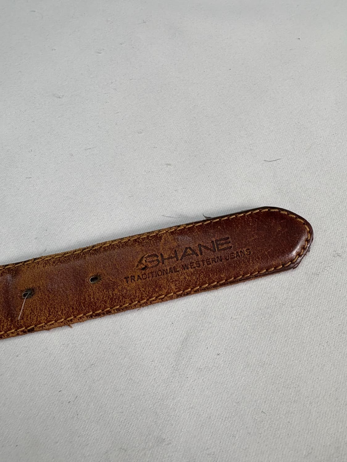 SHANE 빈티지 웨스턴 위빙 레더 벨트 상품이미지5