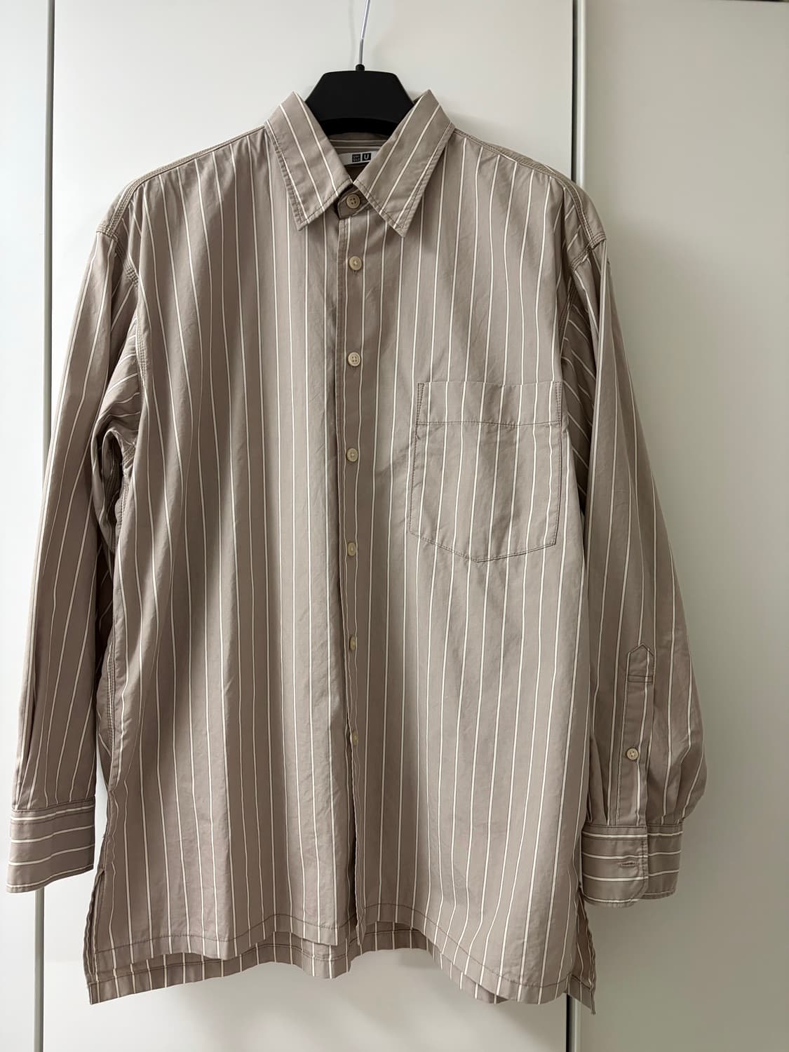 유니클로 U 스트라이프 셔츠 M사이즈 상품이미지1